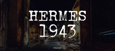 hermes font download|hermes 1943 font.